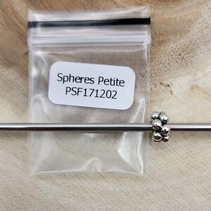 Elfbeads Spheres Petite Silver Bead Charm